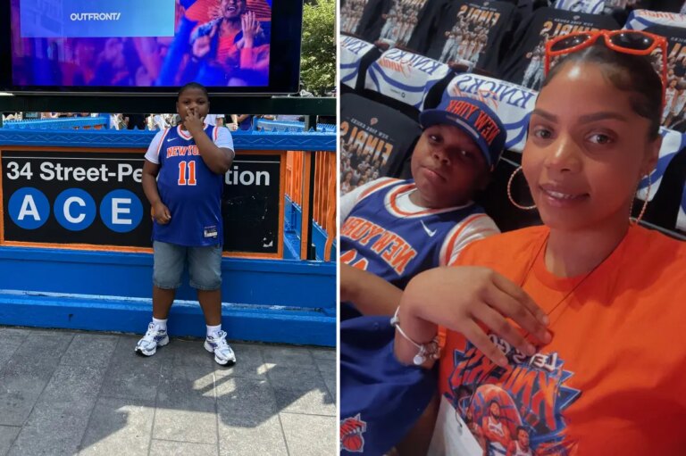 Brave NYC boy with sickle cell disease gets heartwarming ‘VIP’ treatment at Knicks finals game
