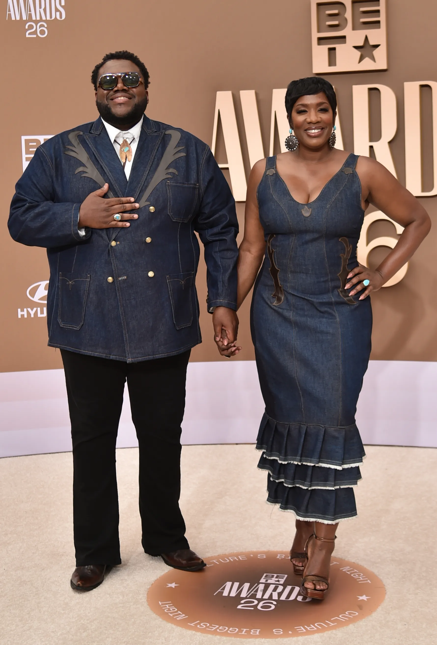 Michael Trotter Jr. and Tanya Trotter of The Way and Treaty attend the 2026 BET Awards at Peacock Theater on June 28, 2026 in Los Angeles, California. 