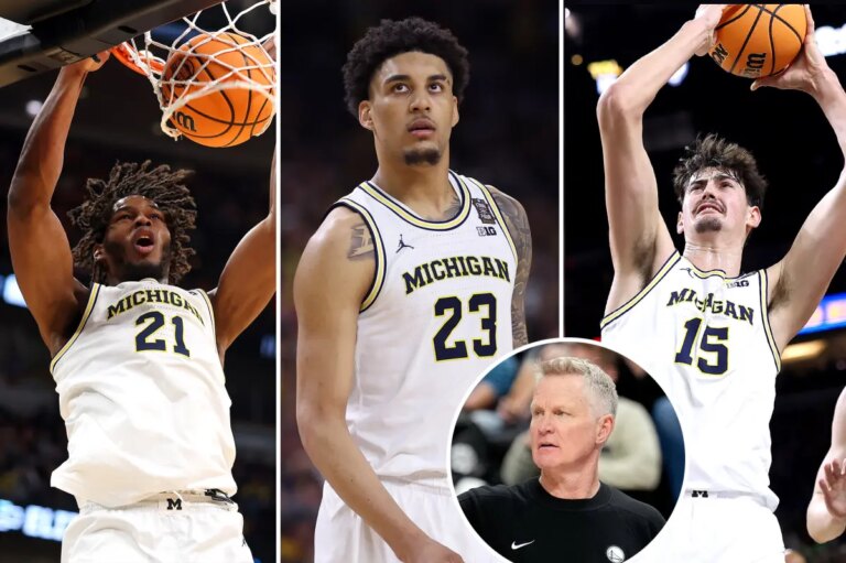Warriors eyeing three Michigan stars with NBA Draft pick