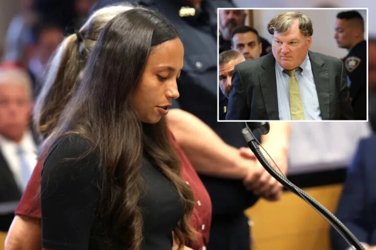 Sister of Gilgo Beach victim demands Rex Heuermann look her in the eye
