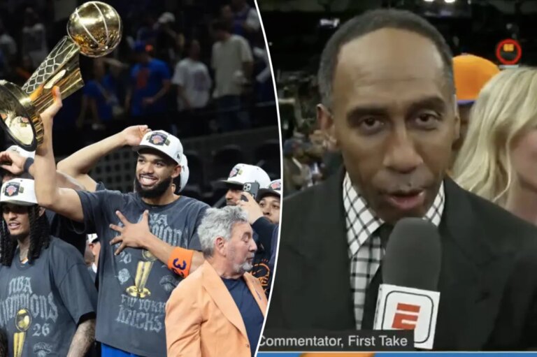 Stephen A. Smith makes confession after Knicks end championship drought