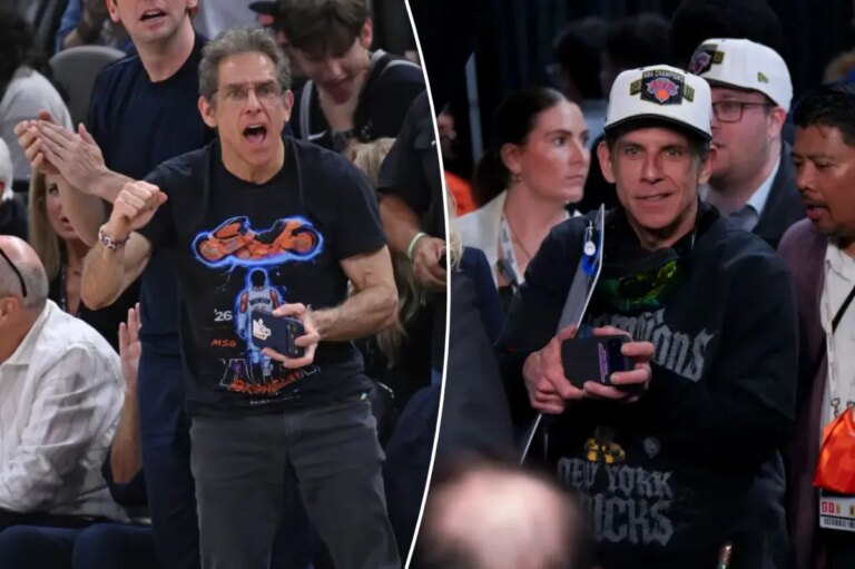 Ben Stiller elated in aftermath of Knicks’ championship win