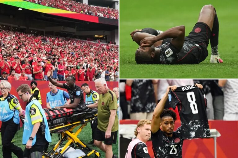 Ismael Kone leaves World Cup game early with serious leg injury