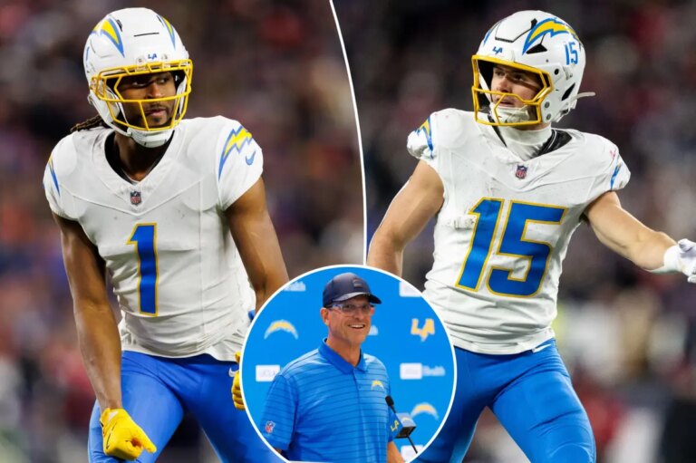 Jim Harbaugh believes in LA Chargers wide receiver group