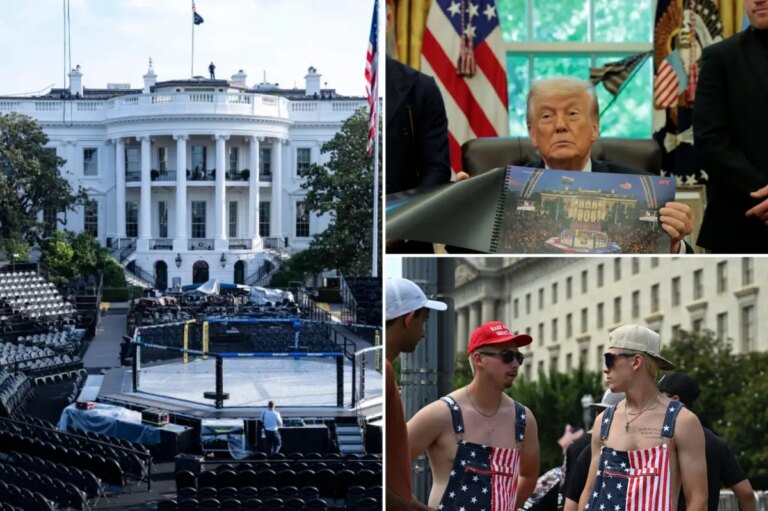 UFC ‘Freedom 250’ card draws thousands to DC on Trump’s 80th birthday