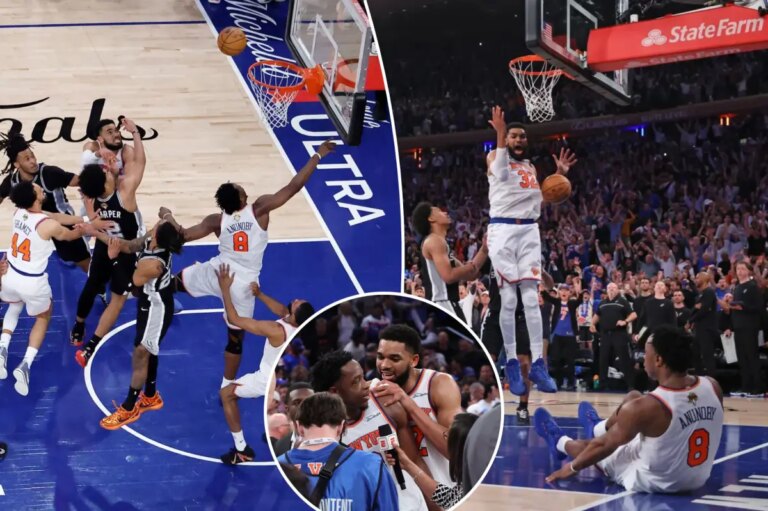 Relive OG Anunoby’s Knicks NBA Finals Game 4 tip-in