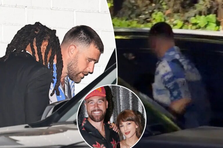 Travis Kelce has a boys’ night out ahead of wedding with Taylor Swift