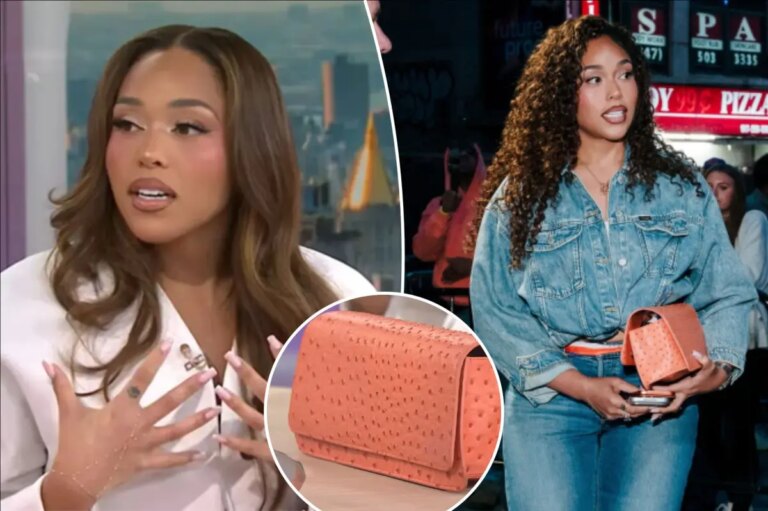 Karl-Anthony Towns’ fiancee Jordyn Woods retiring lucky Knicks bag