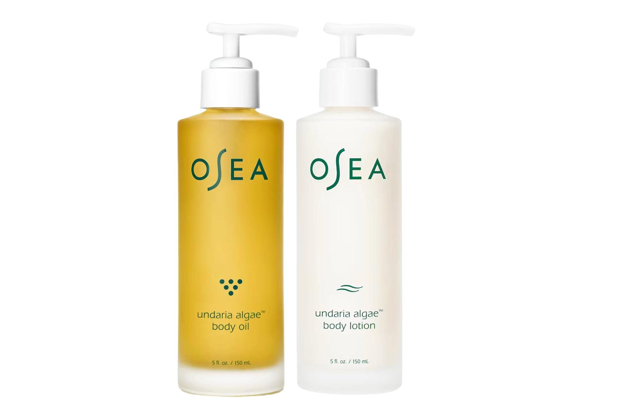Osea Undaria Algae Body Oil and Body Lotion duo.