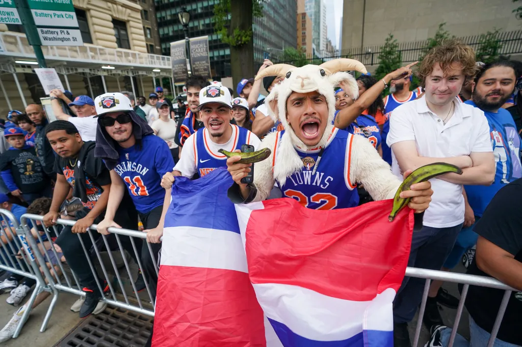 New York Knicks NBA Champions ticker-tape parade.