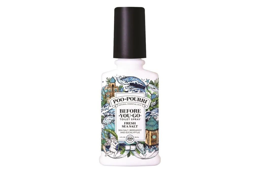 Bottle of bathroom spray