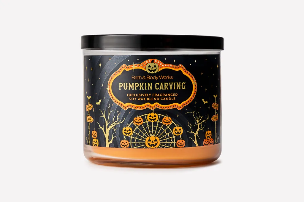 pumpkin carving candle