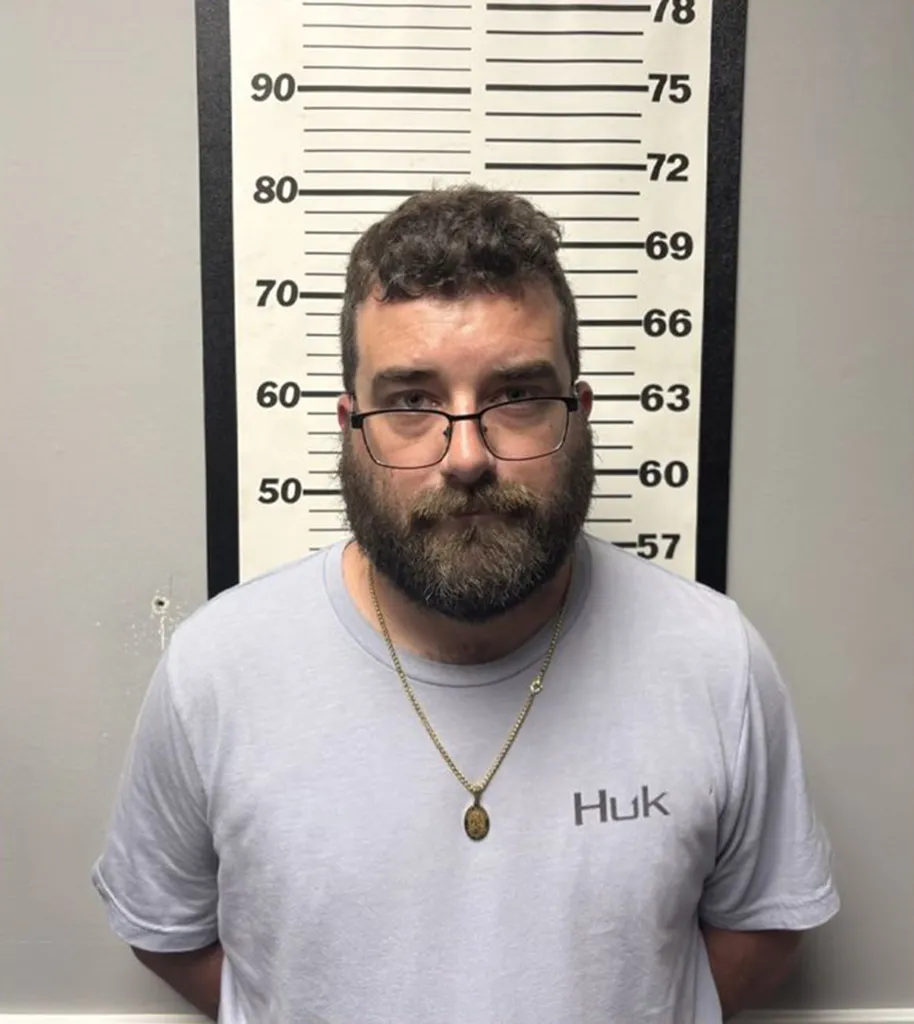 Mugshot of Samuel Marcum, the former North Carolina police officer.