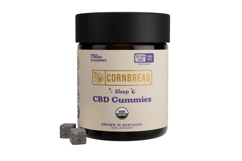 A jar of CBD gummies