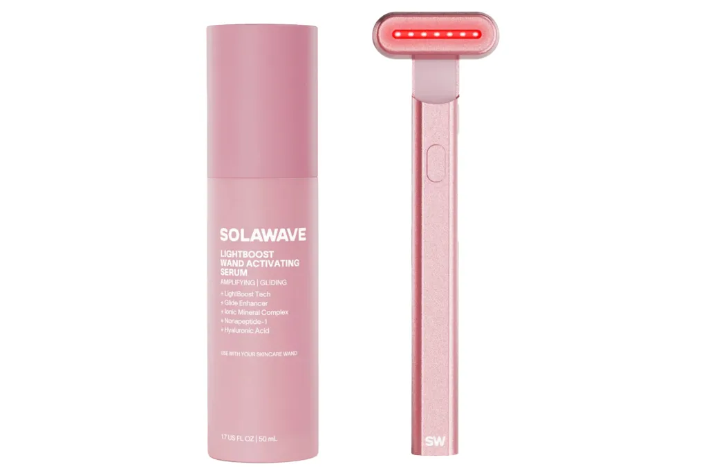 Solawave LightBoost Wand Activating Serum and Wand