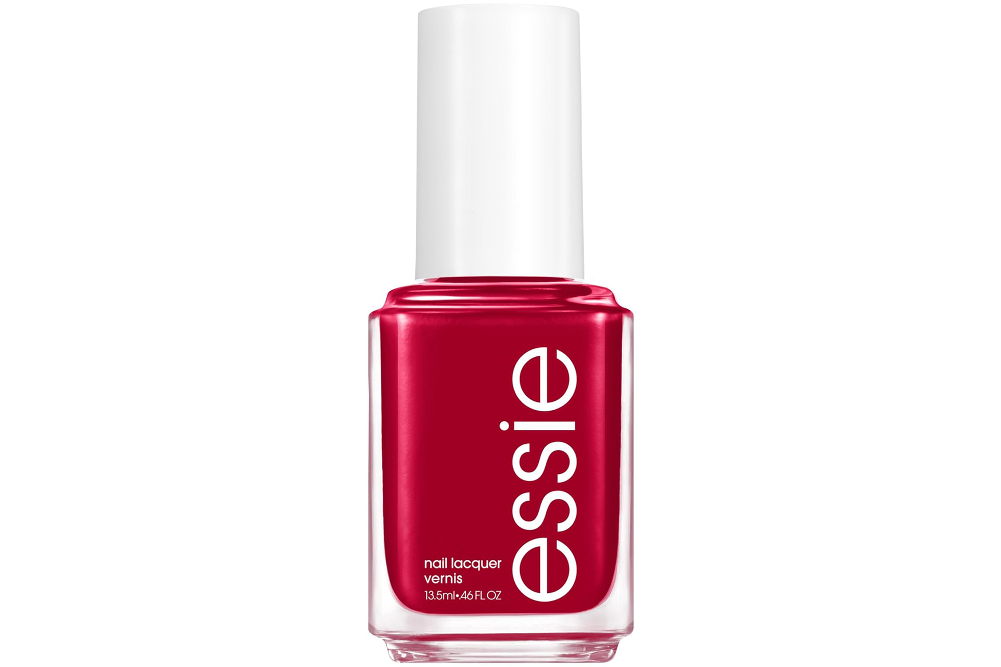 Essie nail lacquer in red.