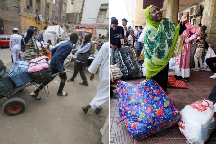 sudanese-refugees-load-luggage-assembly-132081486.jpg