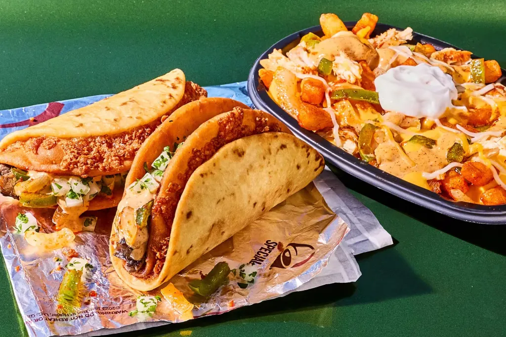 Taco Bell's Fajita Street Chalupas and Chicken Fajita Nacho Fries.