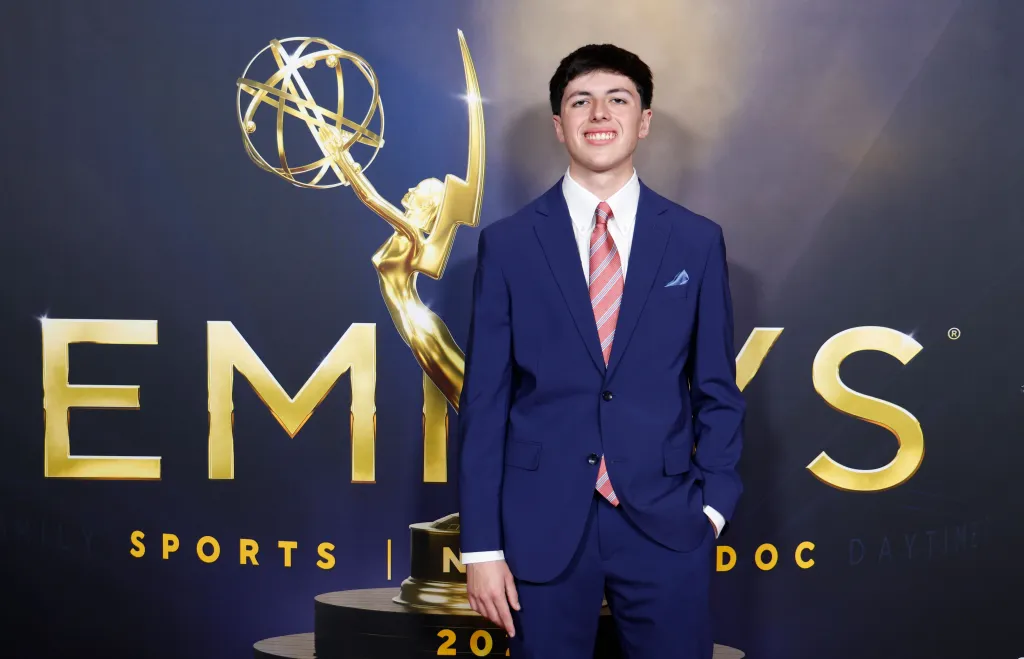 Thomas Gamba at the 47th Annual Sports Emmy Awards.