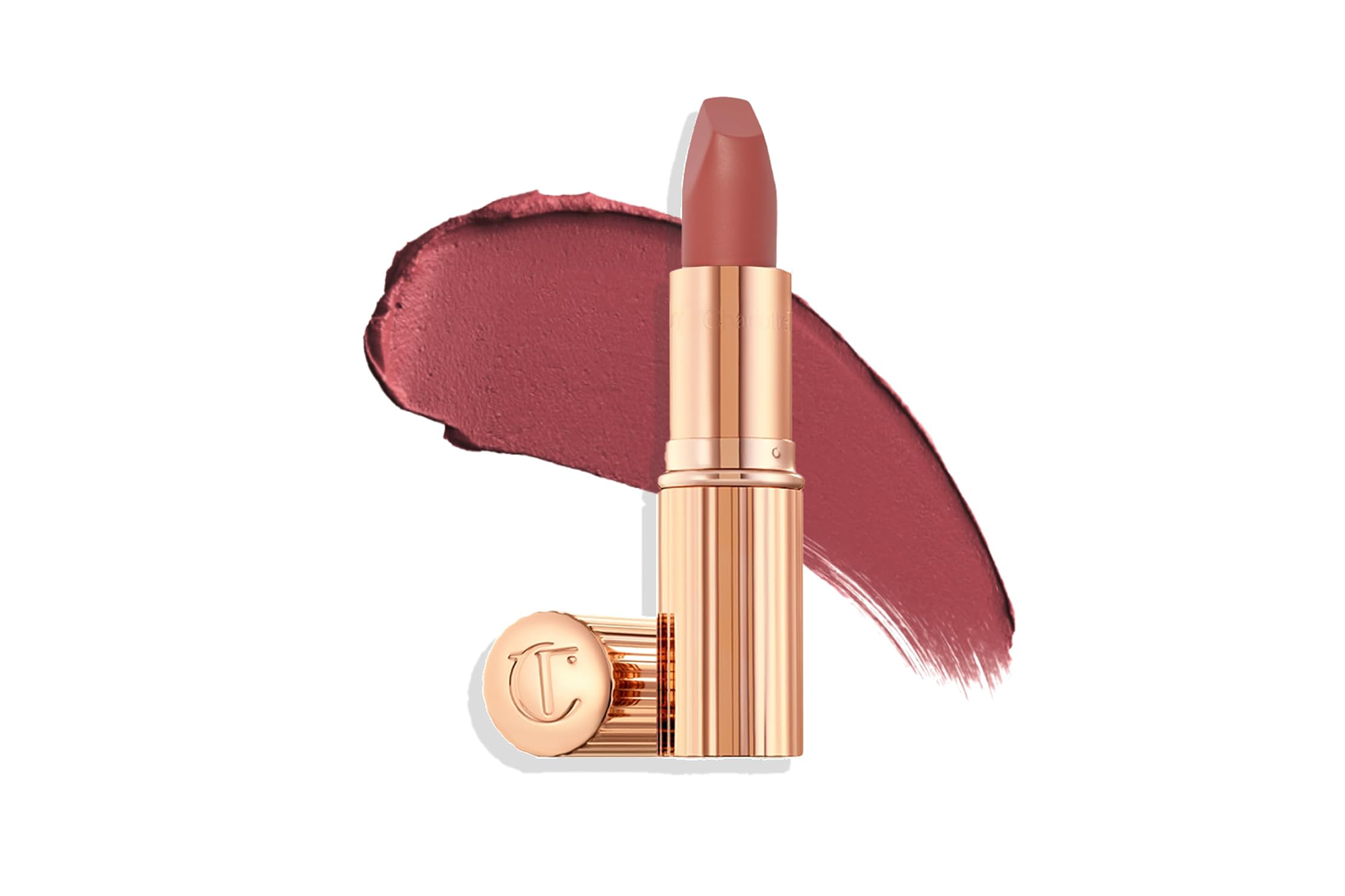 Charlotte Tilbury Pillow Talk Medium lipstick.