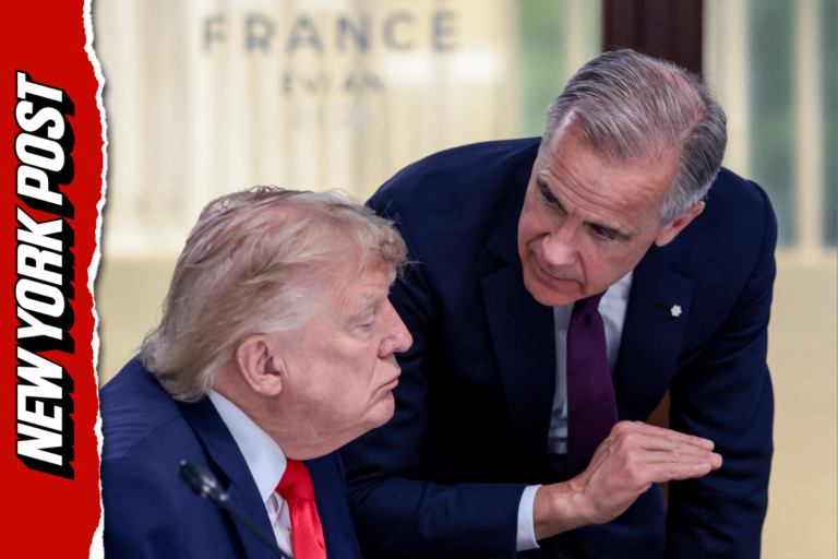 Trump breaks silence on hot mic moment with PM Carney (Video)