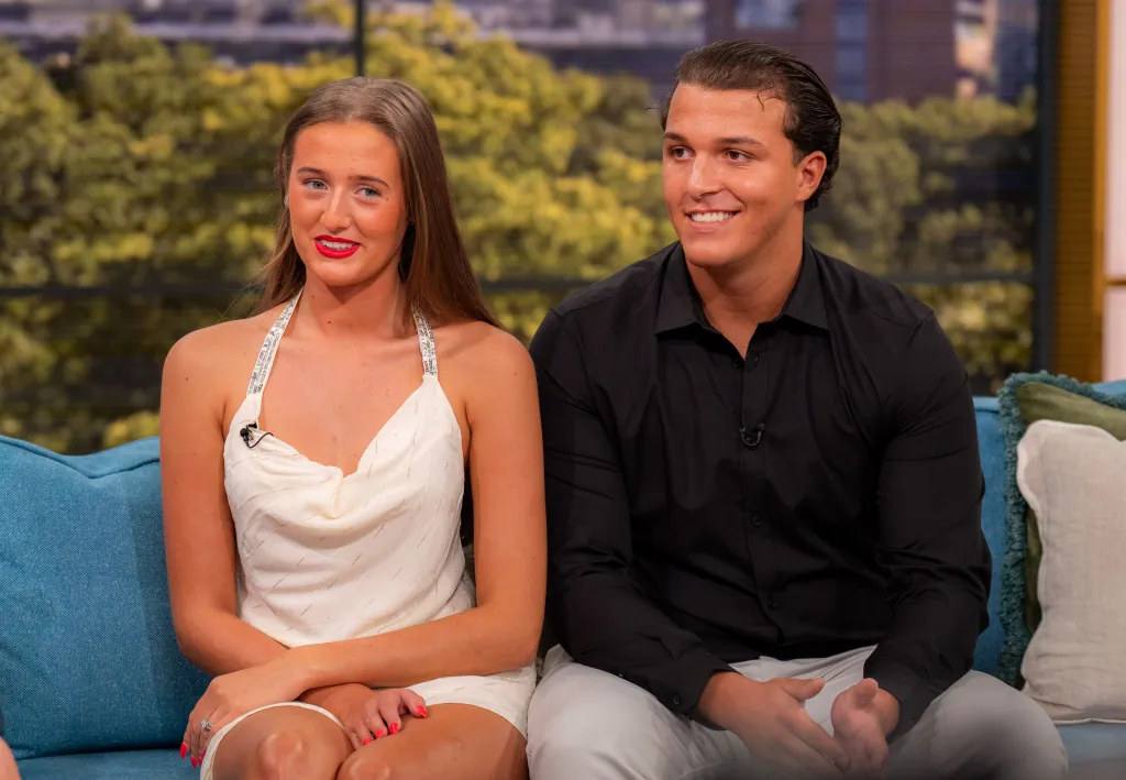 Noah Price appearing on 'This Morning' TV show.