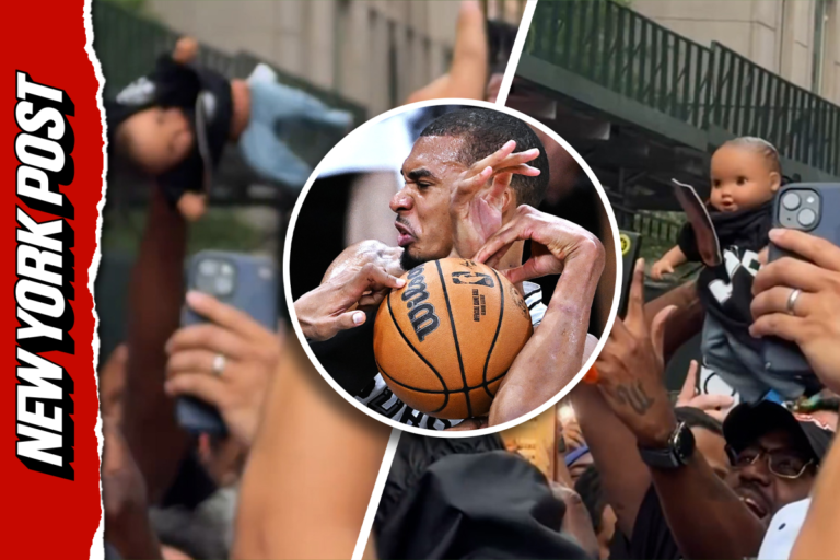 Knicks fans terrorize Wemby doll and vocalize their hate for the Spurs star (Video)