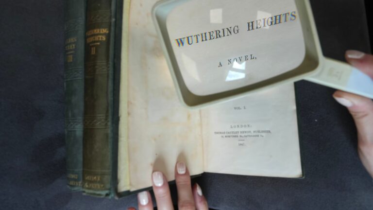 Rare first edition of ‘Wuthering Heights’ with spelling mistakes is up for auction