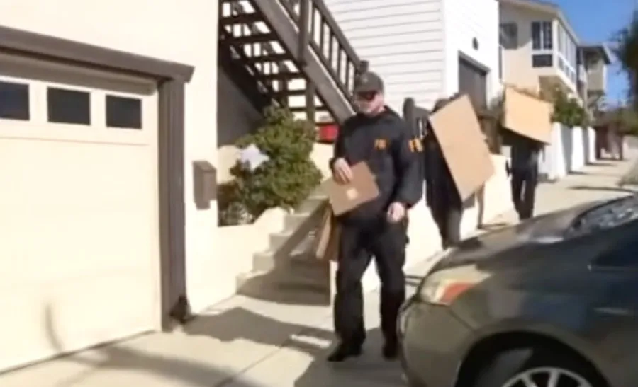 FBI agents raid the home of LAUSD superintendent Alberto M. Carvalho.