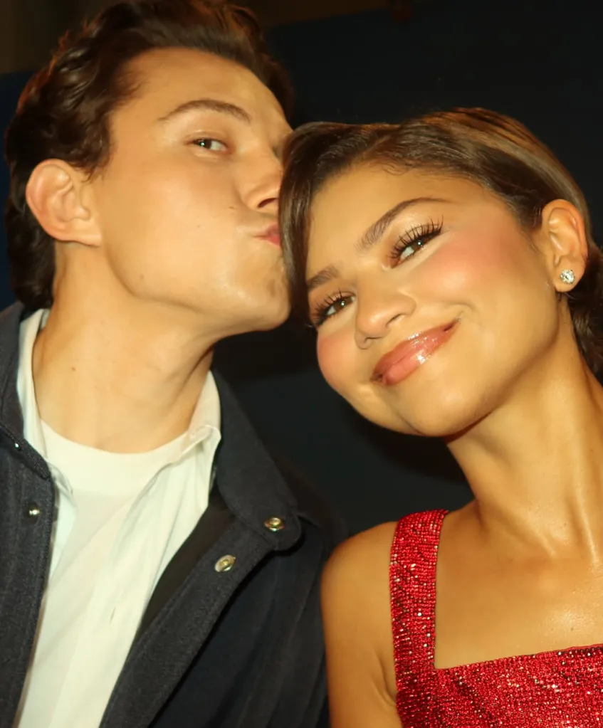 “Spider-Man” star Tom Holland is bugging out  over his co-star and wife, Zendaya.