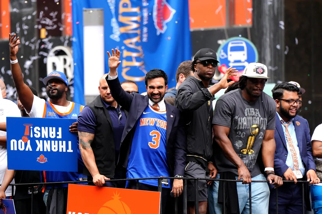 New York Knicks NBA Champions ticker-tape parade.