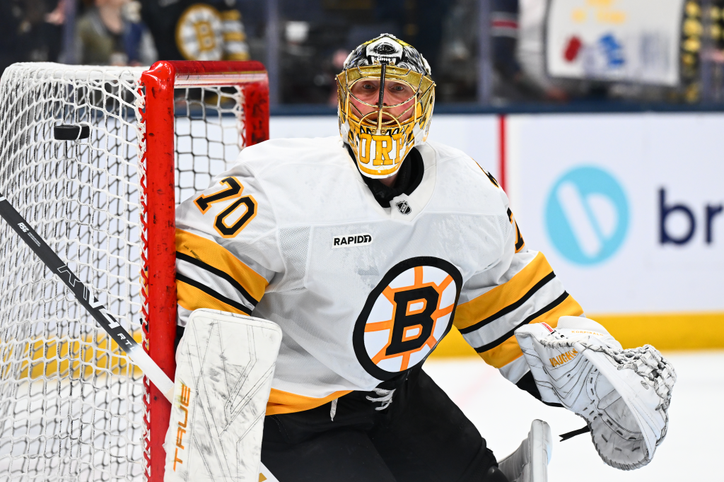 The Rangers acquired goalie Joonas Korpisalo from the Bruins.
