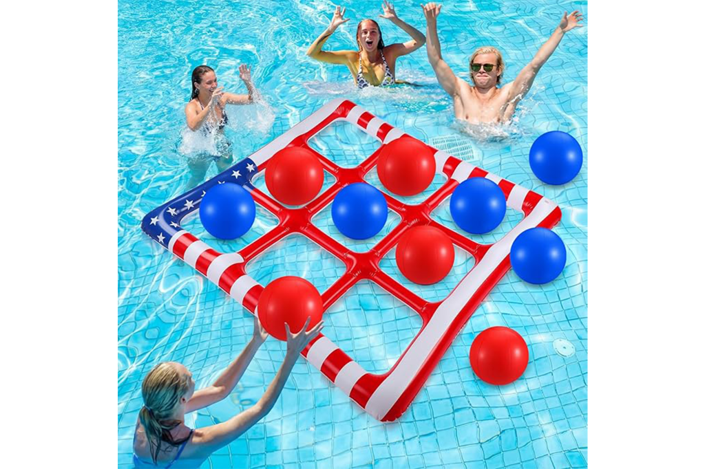 Hollowfly Inflatable Tic-Tac-Toe Inflatable Pool Float